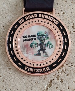 Zombie Month Virtual 5K, 10K, 13.1M, & 26.2M (May 2026) logo