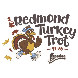 Redmond Turkey Trot presented by Hoodoo logo