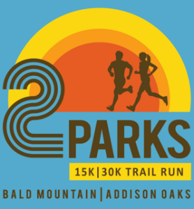 2 PARKS TRAIL RUN 30K, 15K & 4 MILE logo