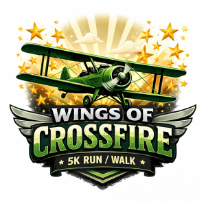 Wings of Crossfire 5K logo