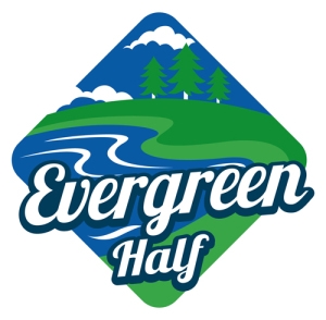 Evergreen Half and 5 Mile logo