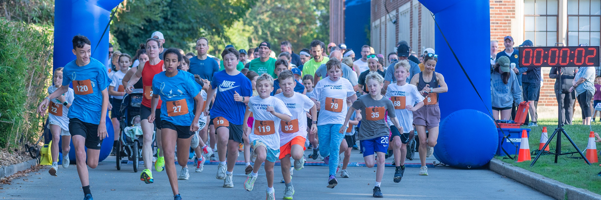 Saints Sprint & Stroll - 5k, 1 mile, and Kids Dash
