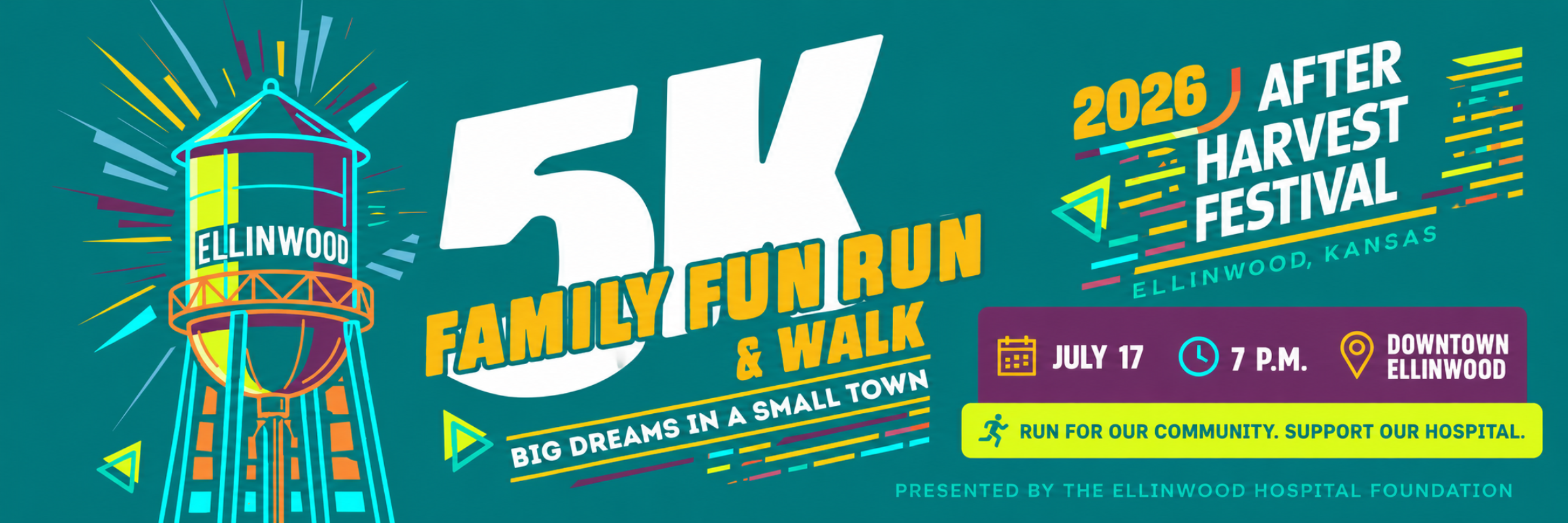 Ellinwood Hospital & Clinic After Harvest Fest 5K Family Fun Run & Walk