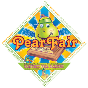 Courtland Pear Fair 5 and 10 Mile Run logo