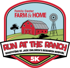 Run at the Ranch 5K - Benefitting St. Jude Children's Research Hospital logo