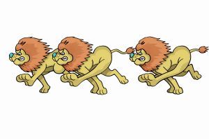 RUN WITH LIONS 5K logo