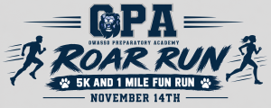 Opa Lions Roar Run 5k and Fun Run logo