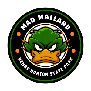 The Mad Mallard 3, 6, 12 & 24 HR NIGHT TIME trail race. logo