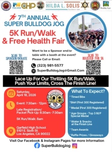 Super Bulldog Jog 5K Run/Walk logo