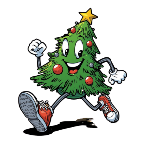 Ugly Sweater Green & Grinchy 5k & Merry Mile logo
