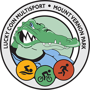 Lucky Coin Multisport Youth Triathlon Series - Race Four - Mount Vernon Park logo