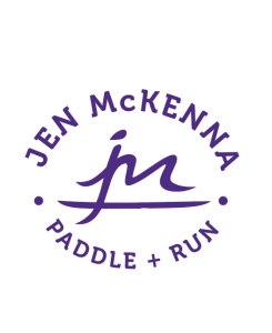 Jen McKenna Paddle and Run 6.0 logo