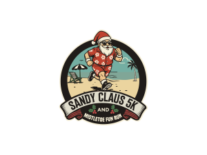 Sandy Claus 5k and Mistletoe Fun Run logo