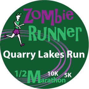 ZombieRunner Quarry Lakes logo