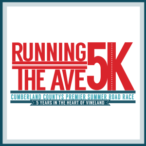 Running THE AVE 5K logo