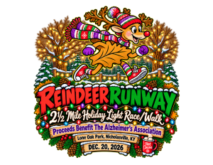 Reindeer Runway 2 & 1/2 Mile Run/Walk logo