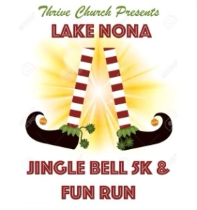 Lake Nona Jingle Bell 5k and fun run logo