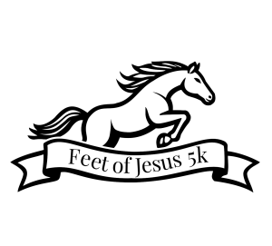 Feet of Jesus 5k, 10k, + 1 Mile logo