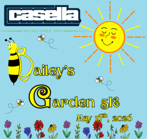 Cassella Waste Presents Bailey's Garden 5K logo