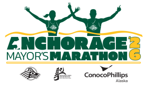 2026 Anchorage Mayor's Marathon & Half Marathon logo