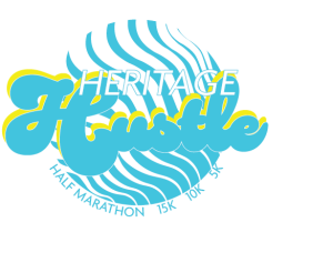 Heritage Hustle: Half Marathon, 15K, 10K, & 5K logo