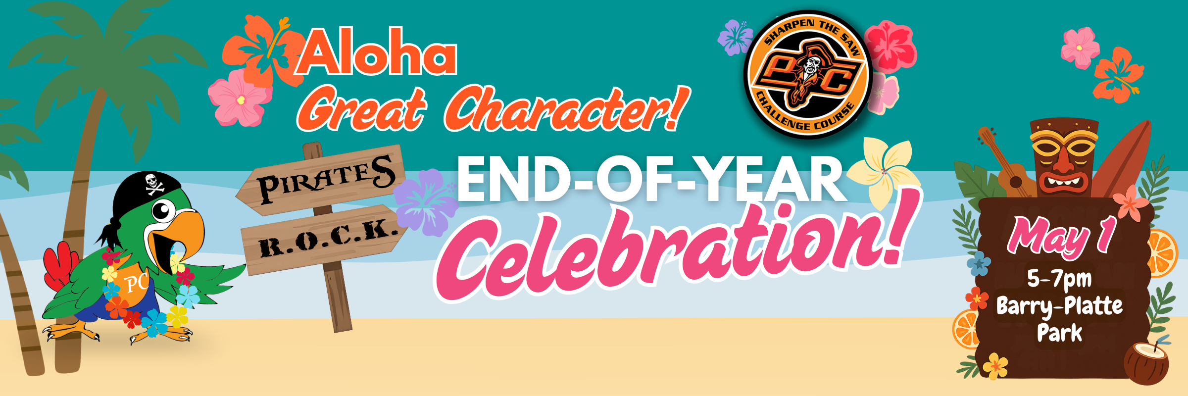 Pirates ROCK End-of-Year Celebration + Sharpen the Saw Challenge