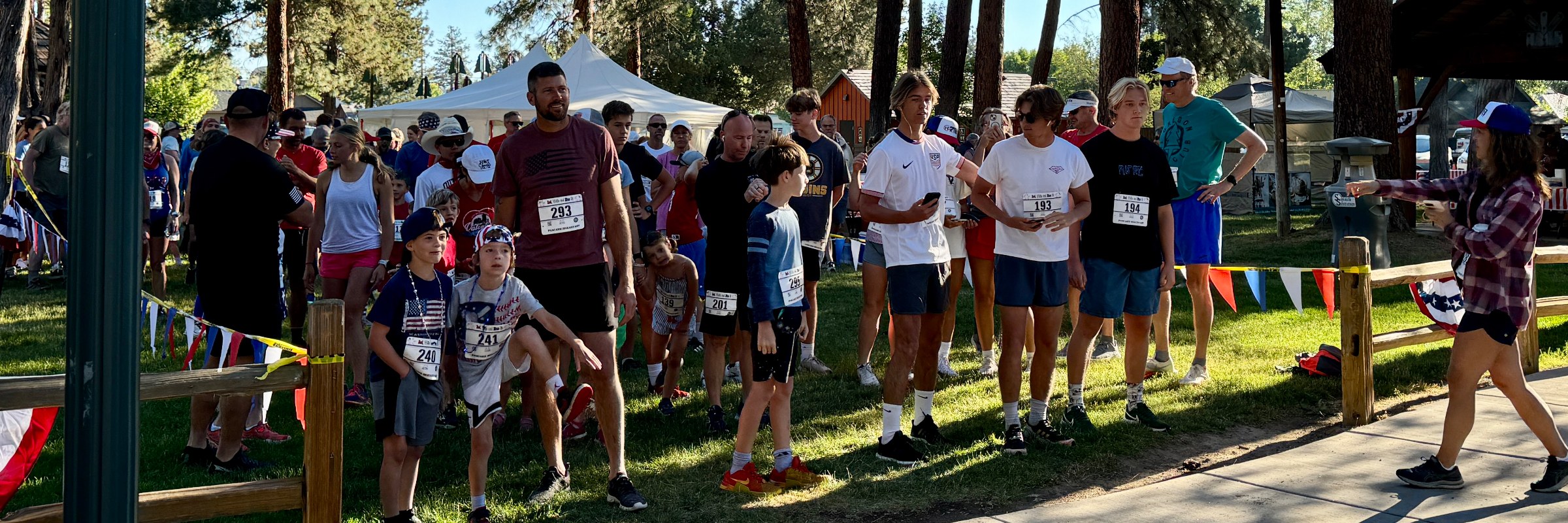 RED, WHITE AND BLUE 3 Miler Fun Run/Walk