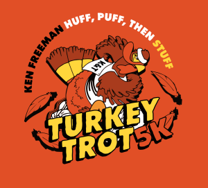 Ken Freeman Huff, Puff, then Stuff 5K logo