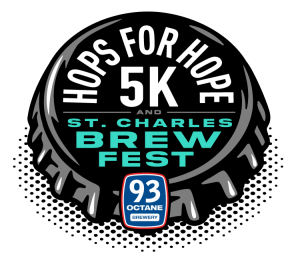 Hops for Hope 5K & BrewFest Presented by 93 Octane Brewery 2026 logo