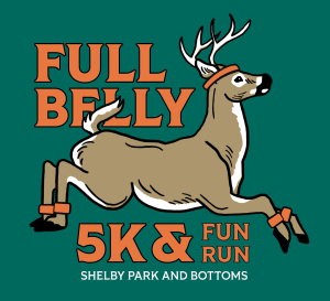 Full Belly Friends of Shelby 5K and Fun Run logo