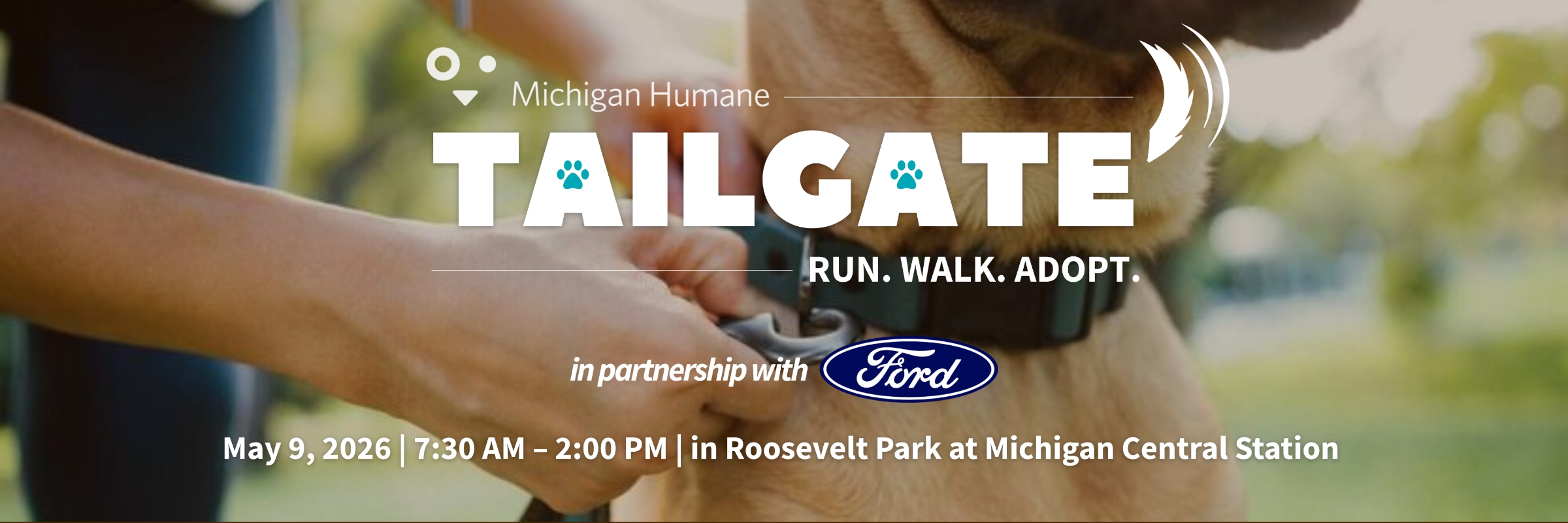 Michigan Humane Tailgate!  Run.  Walk.  Adopt.