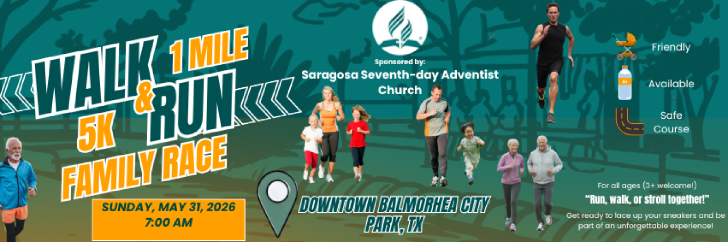 Balmorhea Family 1 Mile & 5K Race