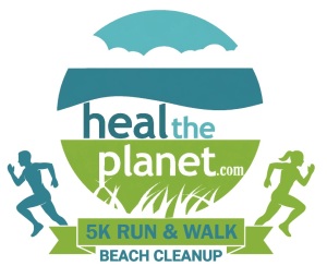 Heal the Planet 5K, 1 Mile, and Beach Clean-Up logo