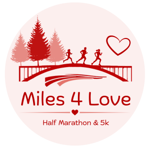 Miles 4 Love Half Marathon & 5K logo