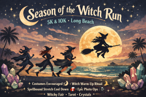 Season of the Witch 5K 10K by Califlow Runs logo