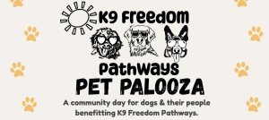 K9 Freedom Pathways 5K Run/Walk with your dog logo