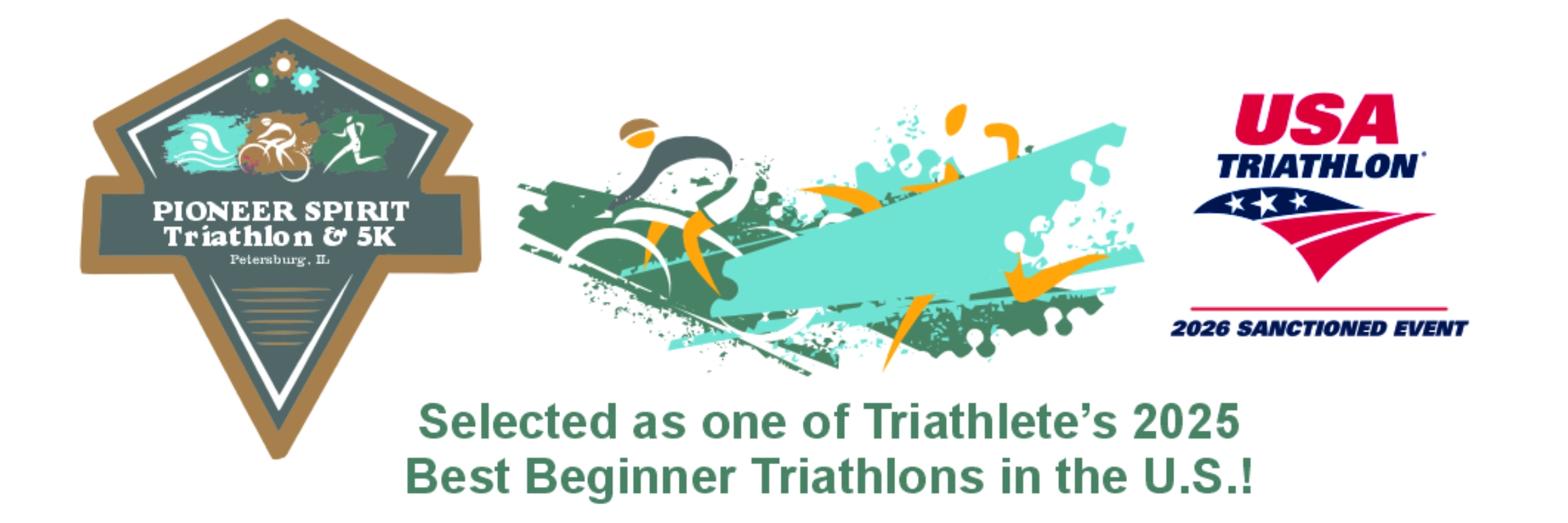 Pioneer Spirit Triathlon - Sprint, Mini, & Challenge | 5k Run