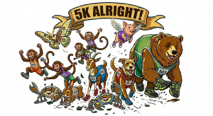 moe.down 5K Alright! ...It's Recreational logo