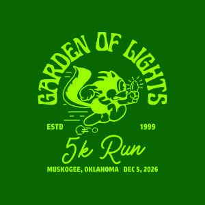 Garden of Lights Run logo