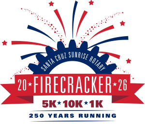2026 Santa Cruz Sunrise Rotary Firecracker Run logo
