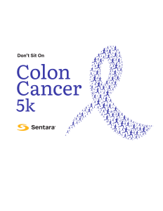 Don't Sit on Colon Cancer 5K & 1 Mile Walk logo