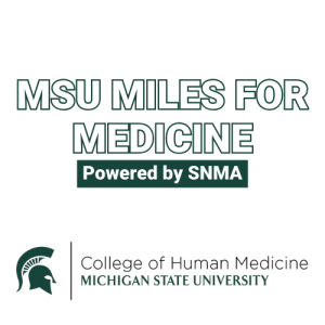 Msu Miles for Medicine - Powered by Snma logo
