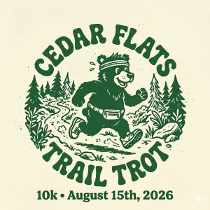 Cedar Flats Trail Trot logo