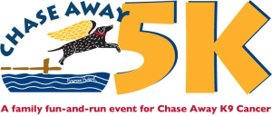 The 2026 Chase Away 5K logo