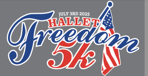 Hallett Freedom 5K Run/Walk 2026 logo