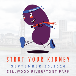 Strut Your Kidney - a dash for NW Kidney Kids (Vamos a Caminar Con Orgullo Su Riñón - una carrera para “NW Kidney Kids” ) logo