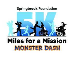 Springbrook 5K - Miles for a Mission: Monster Dash logo