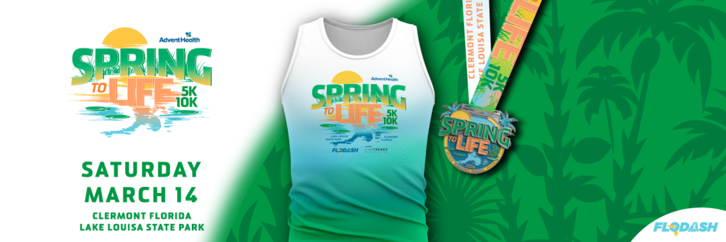 AdventHealth Spring to Life 5k & 10k presented by LiveTrends Design Group
