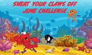 Sweat Your Claws Off June Challenge logo