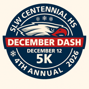 Centennial Athletics December Dash logo